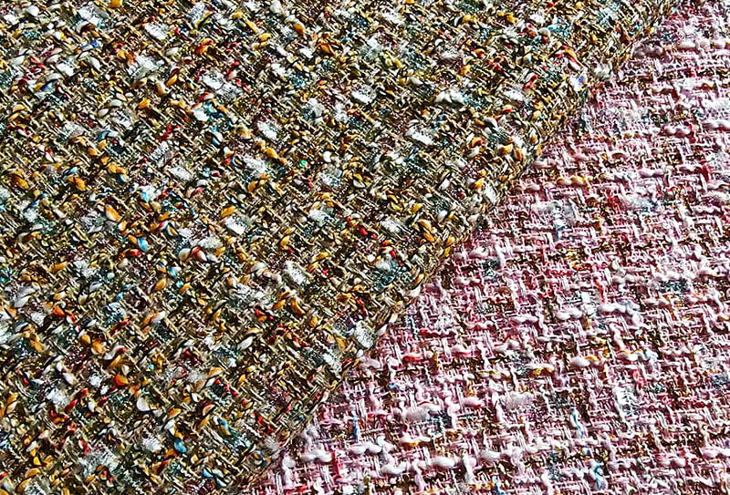 450mg 148cm Tecido Tweed/tecido inspirado em chanel adequado para bolsas/sapatos 1722