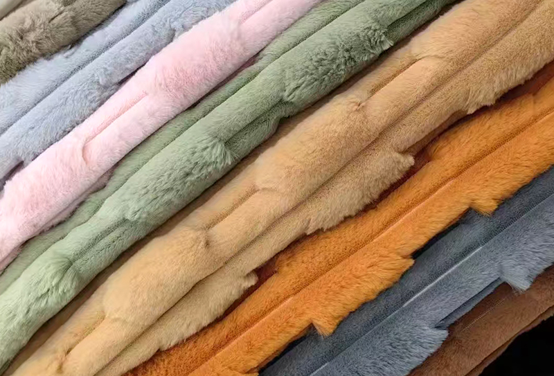 tecido de pelúcia 3D de bambu da sorte 400gsm * 190cm