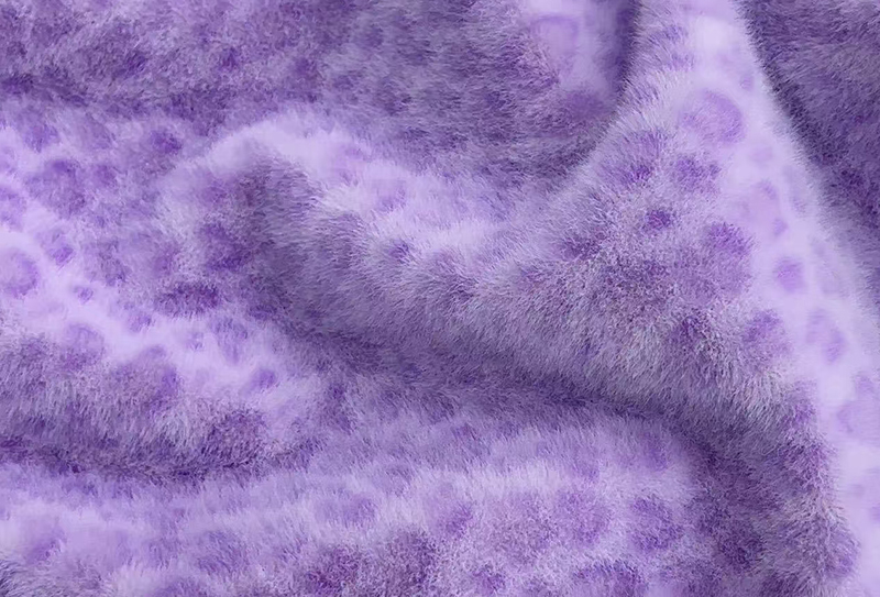 Tecido de vison falso com estampa de leopardo europeu de 160 mm de largura Tecido de vison falso com estampa de leopardo europeu de 160 mm de largura